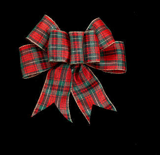 2 1/2" WIRED PLAID RIBBON
