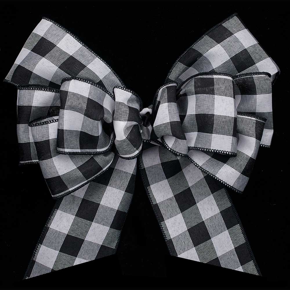 2 1/2" WIRED VALUE BUFFALO PLAID RIBBON