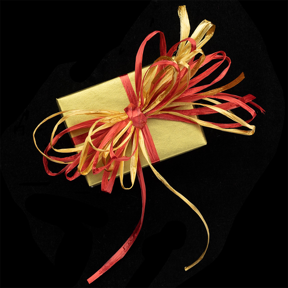 PEARLIZED SYNTH.RAFFIA RIBBON