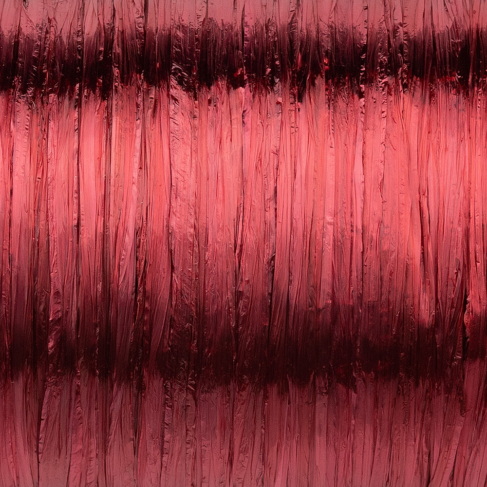 PEARLIZED RAFFIA,BURGUND
