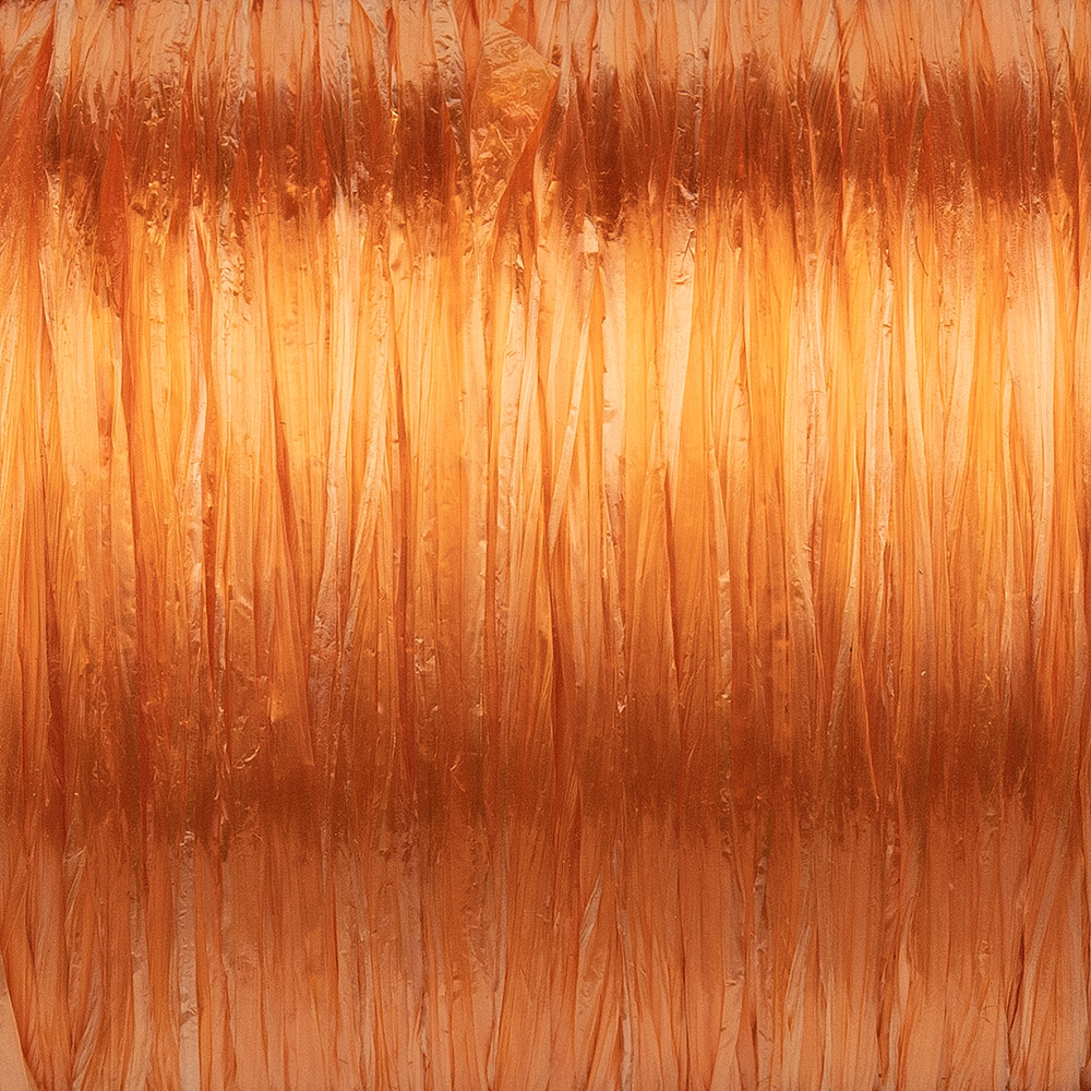PEARLIZED RAFFIA,ORANGE