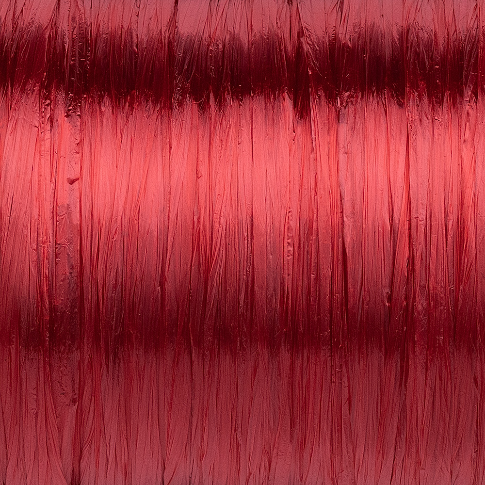 PEARLIZED RAFFIA,RED