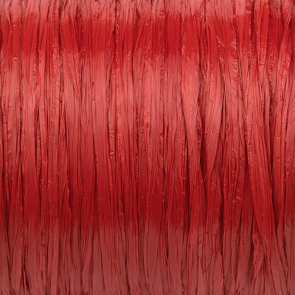 RAYON RAFFIA,RED