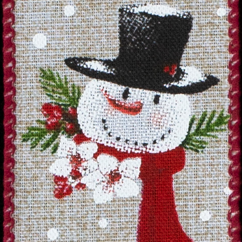 2 1/2" WIRED WOODLANDS,SNOWMAN