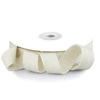 9/16" NATURAL COTTON RIBBON