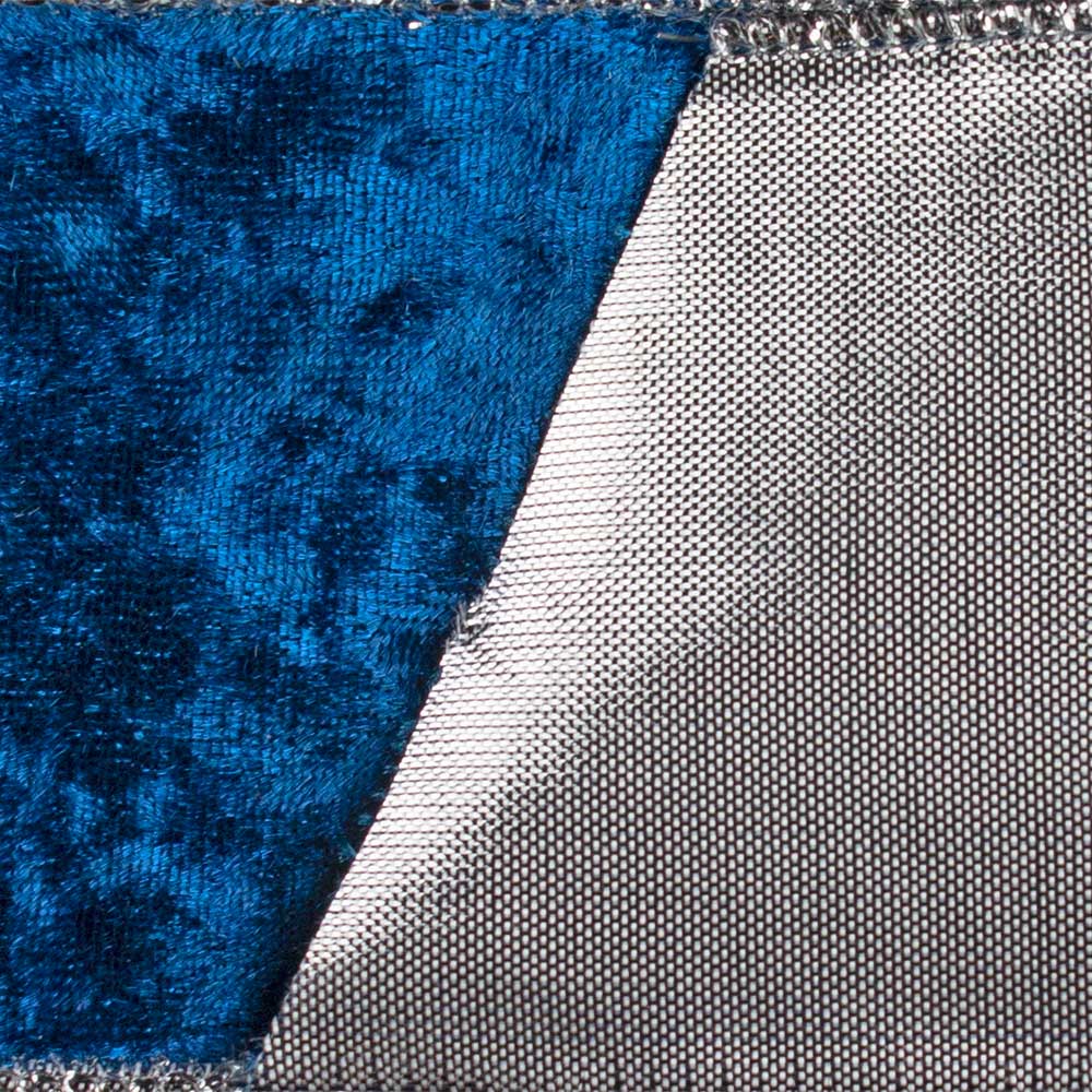 2 1/2" WIREDJEWEL TONE VELVET,SAPHI