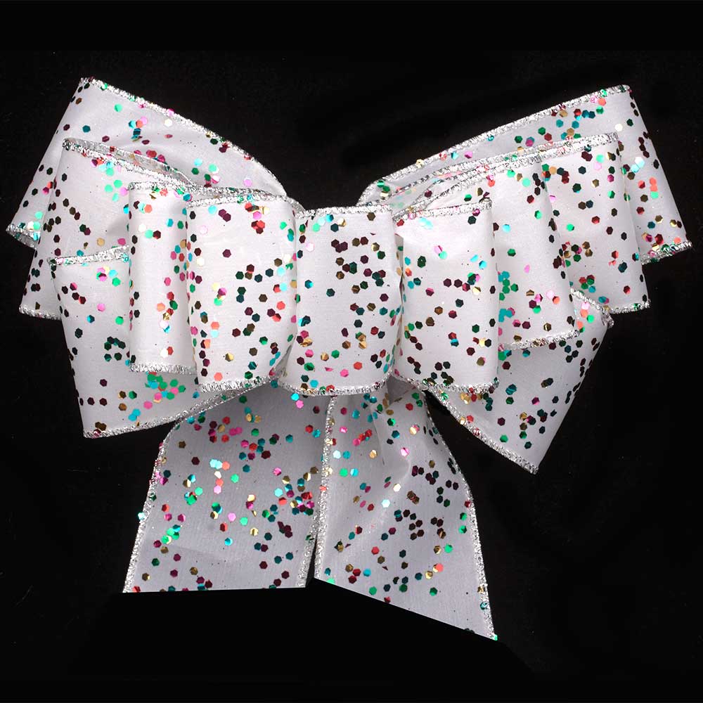 2 1/2" WIRED CELEBRATION RIBBON