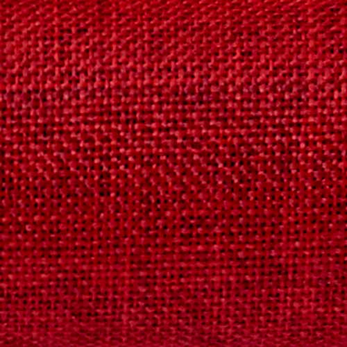 2 1/2" WIRED LINEN,BURGUNDY