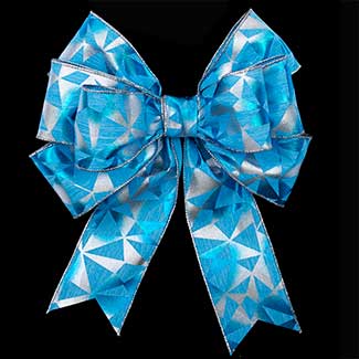 2 1/2" WIRED ABSTRACT RIBBON
