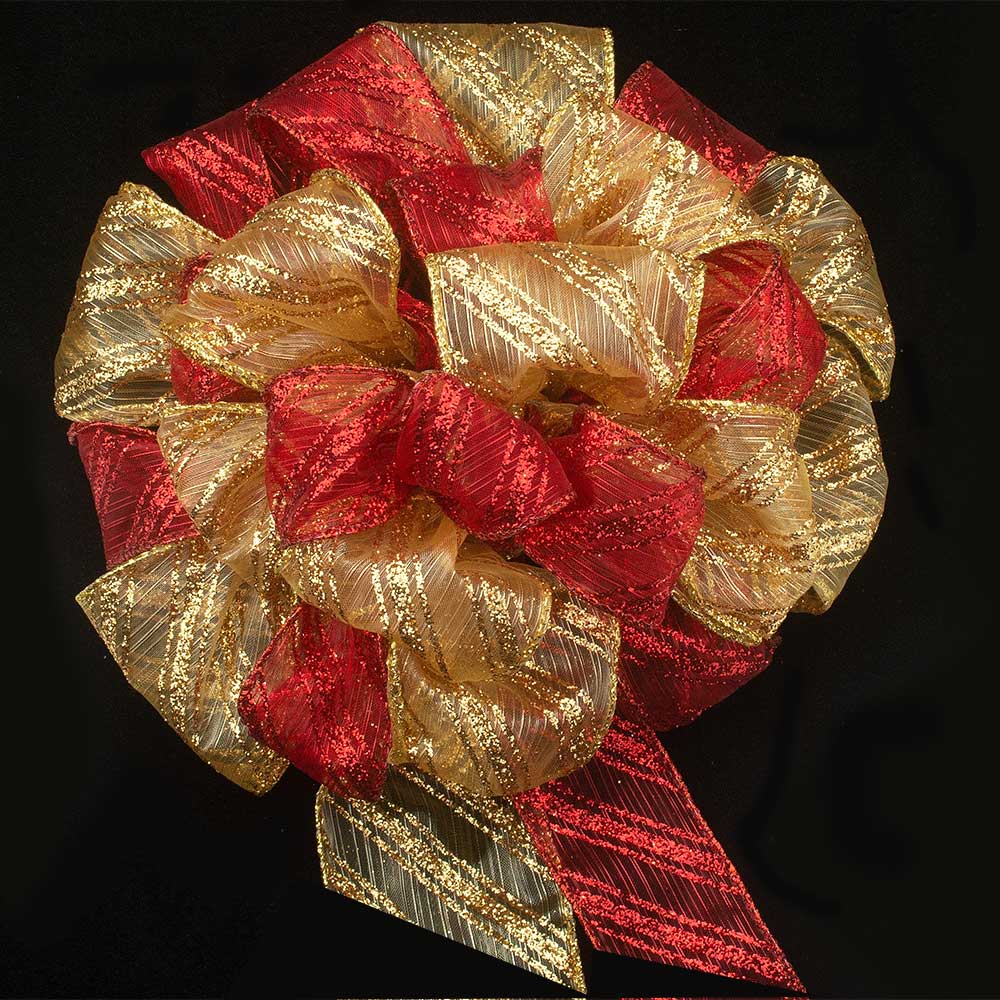 2 1/2" WIRED RACETTE RIBBON