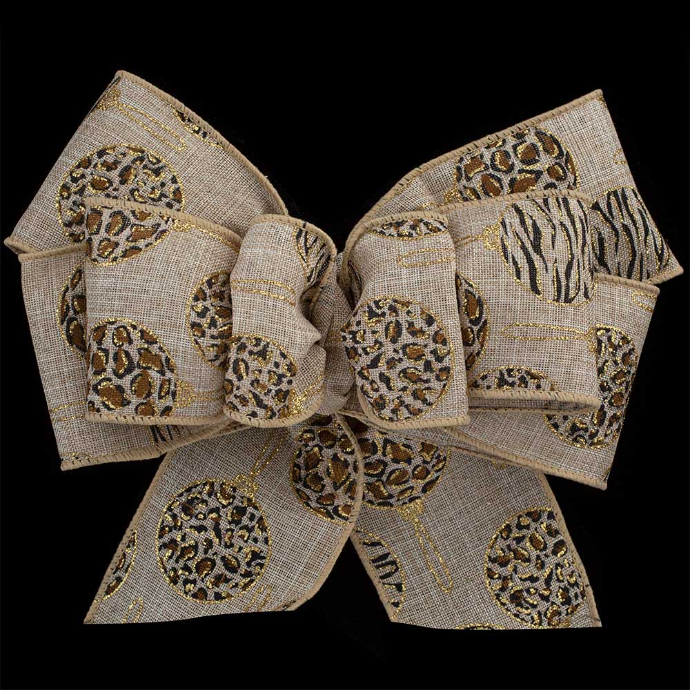 2 1/2" WIRED WINTER TRENDS RIBBON