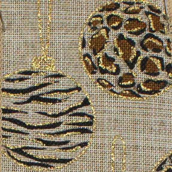 2 1/2" WIRED WINTER TRENDS,ORNAMENT