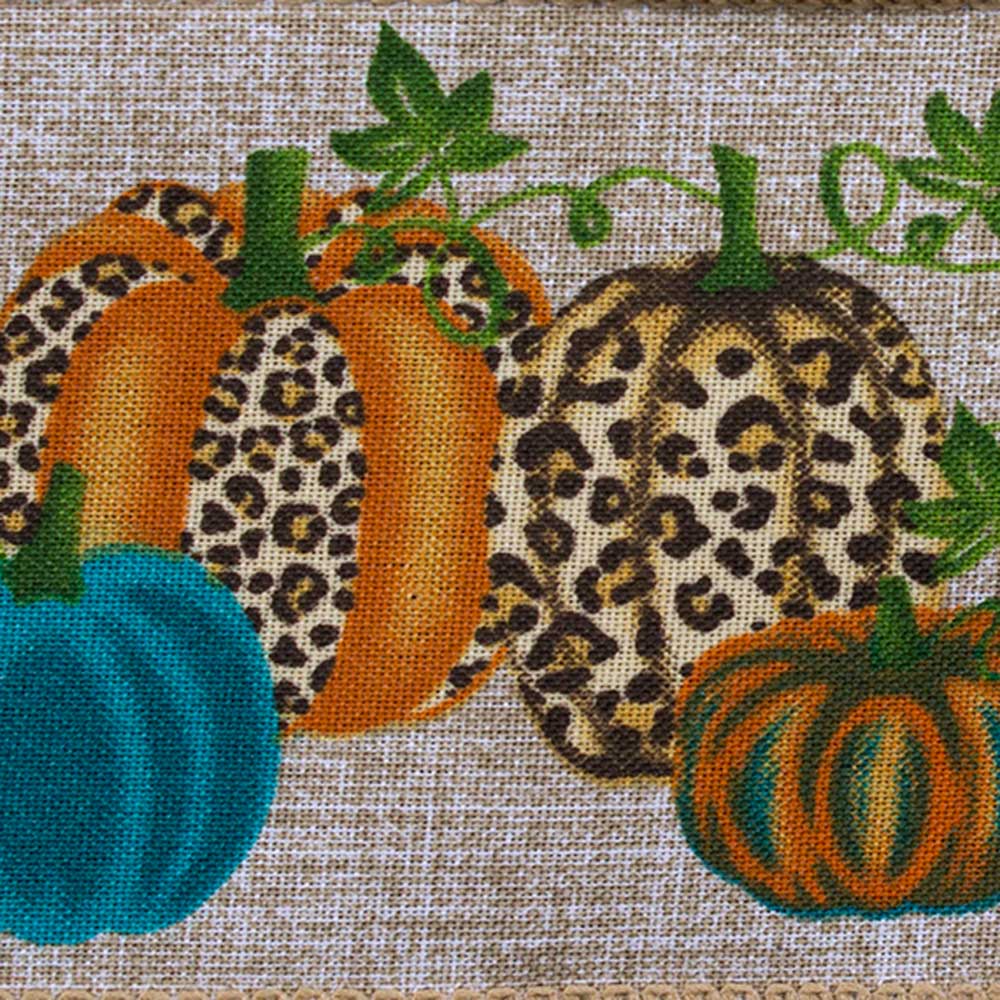 2 1/2" WIRED FALL,CHIC PUMPKIN
