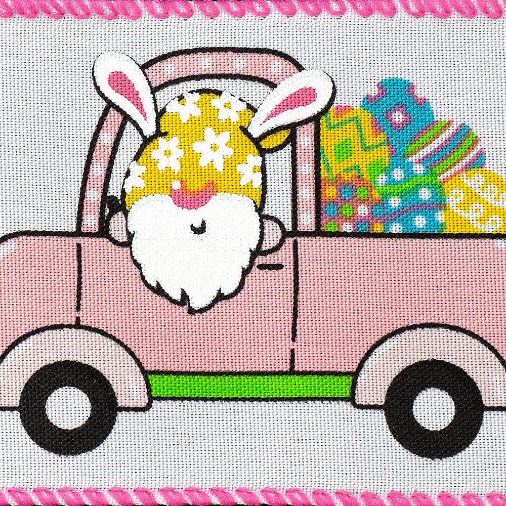 2 1/2" WIRED SPRING,BUNNY IN TRUCK