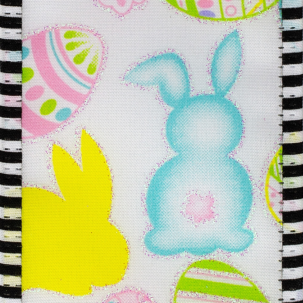 2 1/2" WIRED SPRING,EGGS & BUNNIES