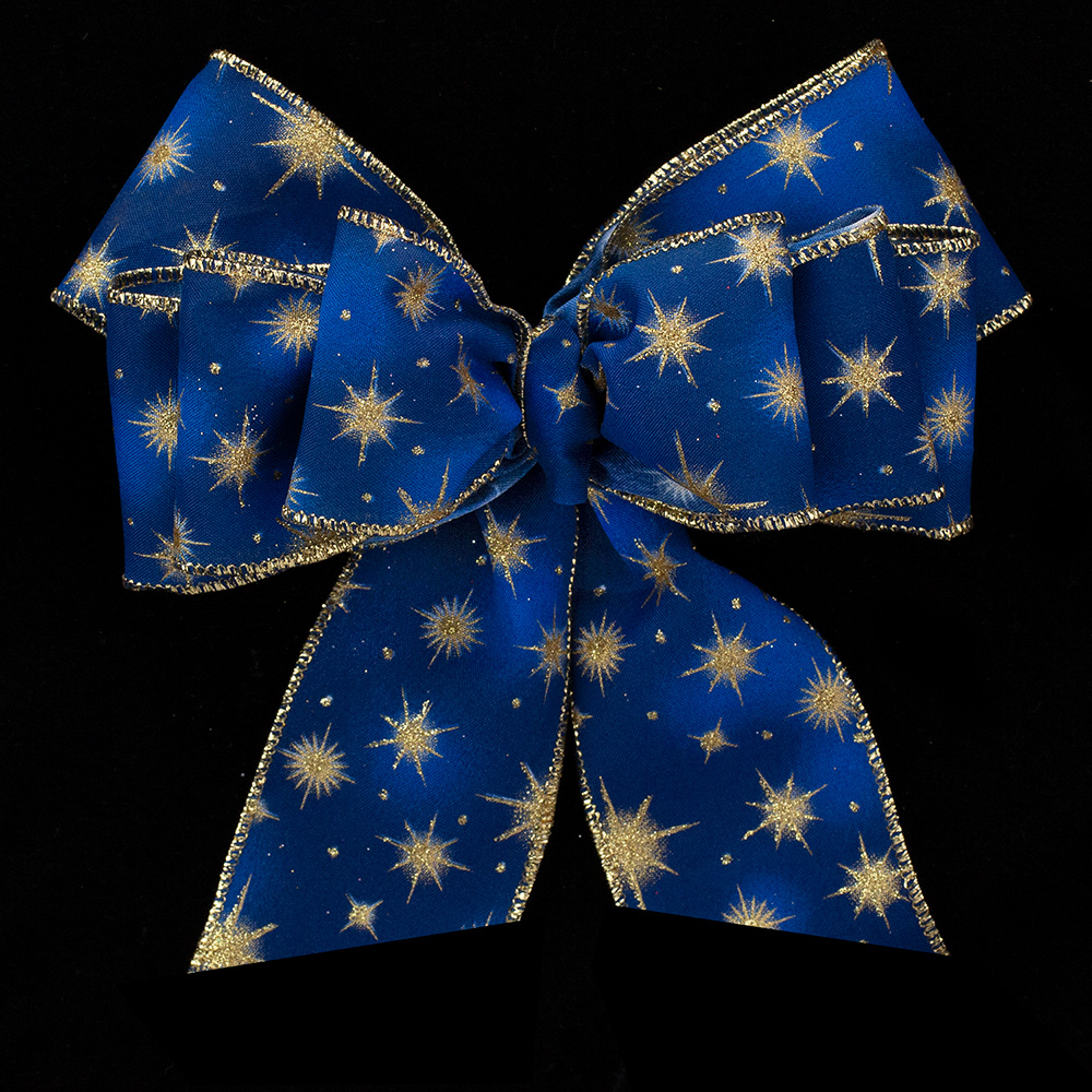 2 1/2" WIRED MIDNIGHT GLOW RIBBON