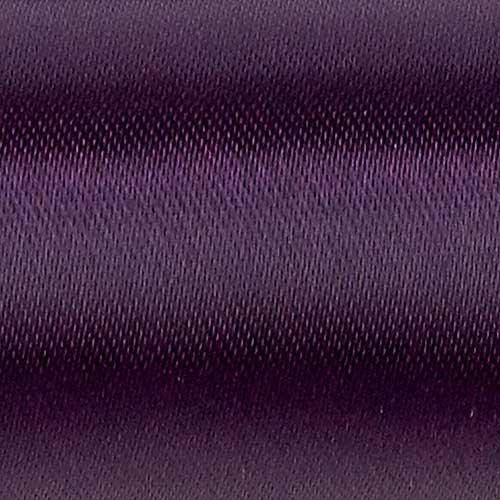 2 1/4" DOUBLE FACED SATIN, AUBERGINE