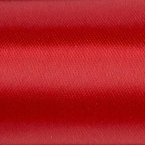 2 1/4" DOUBLE FACED SATIN, RED