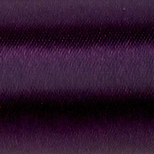 9/16" DOUBLE FACED SATIN, AUBERGINE