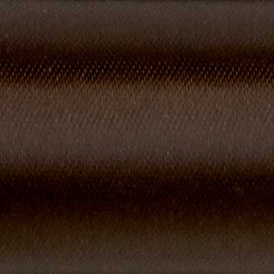 9/16" DOUBLE FACED SATIN, CHOCOLATE