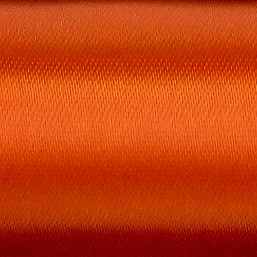 9/16" DOUBLE FACED SATIN, ORANGE