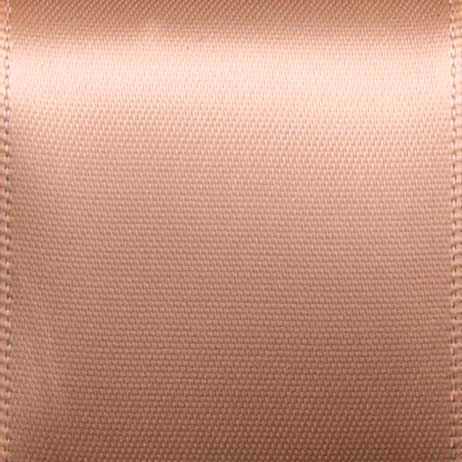 1 3/8" DBL FACED SATIN,PEACH BLUS