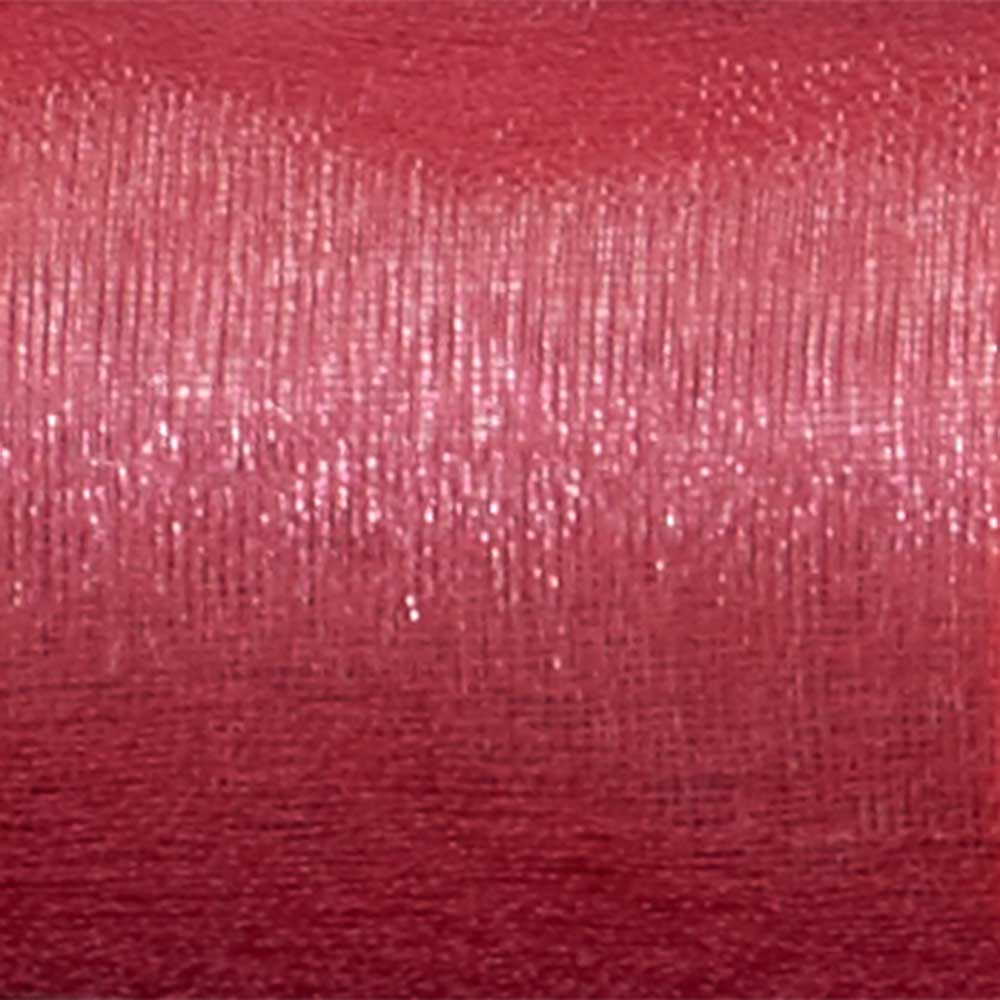 2 1/2" WIRED VALUE CHIFFON,CORAL RS