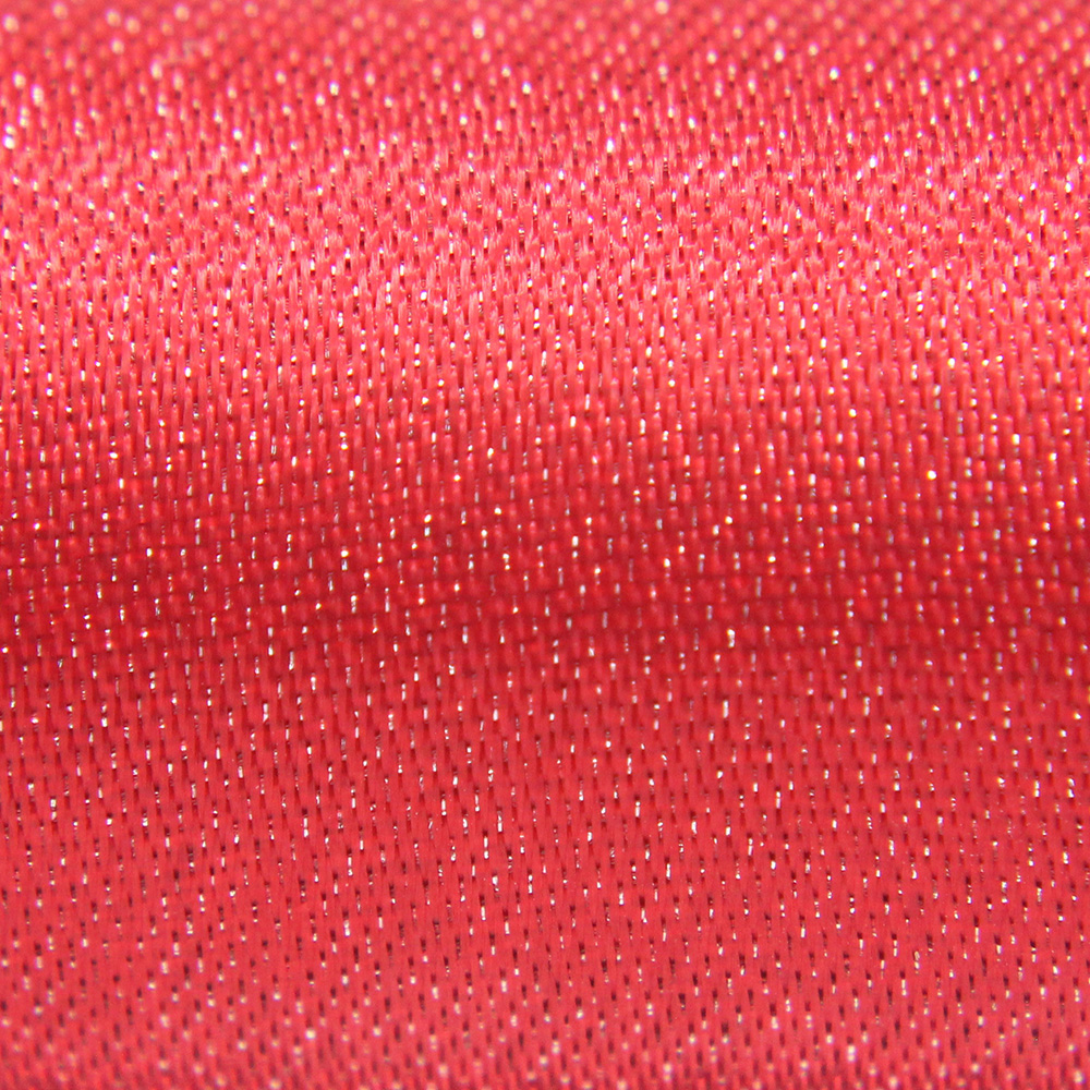 1 3/8" PURL DBL FACE SATIN,RED