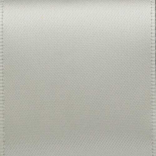 1 3/8" DBL FACED SATIN,ANTIQUE WH