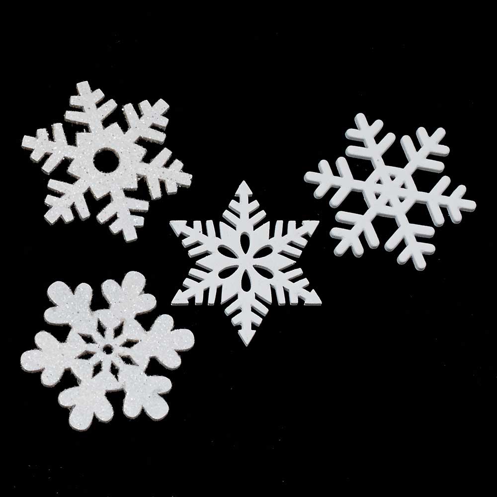 2" SNOWFLAKE CONFETTI