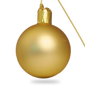 1.5" MATTE BALLS,GOLD