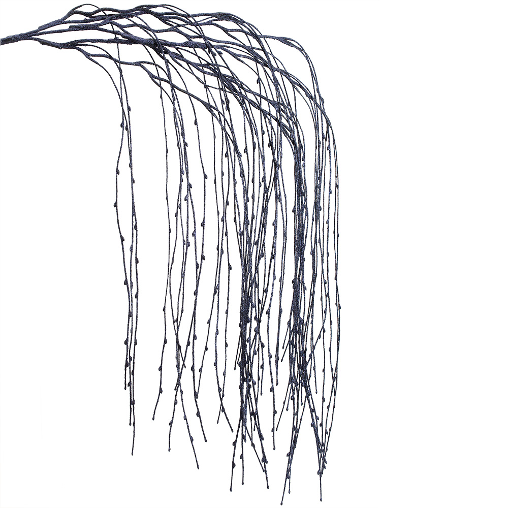 69" GLIT WILLOW SPRAY,BLACK