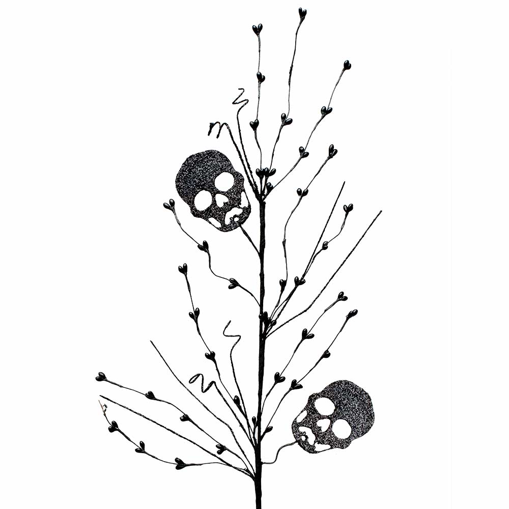 29" BLACK SPRAY,SKULL