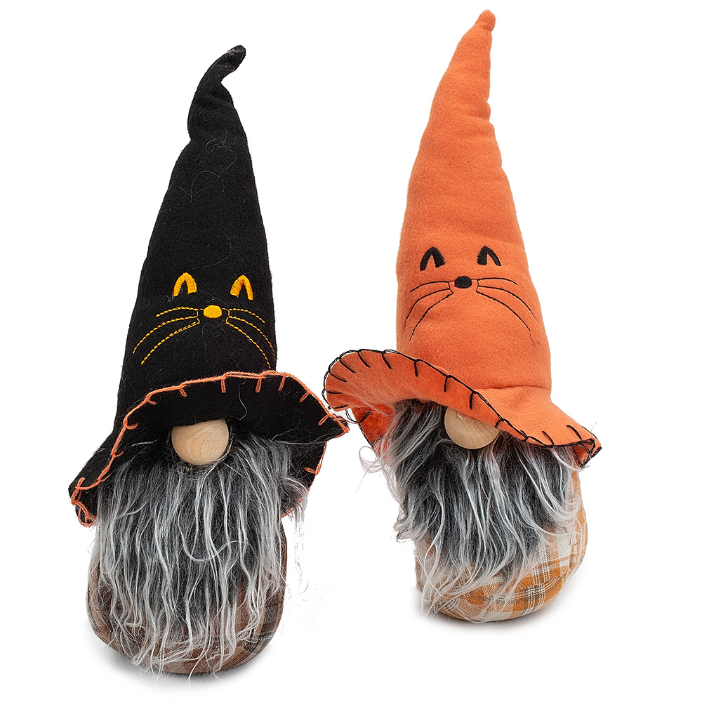 13" WARLOCK W/ CAT HAT GNOME